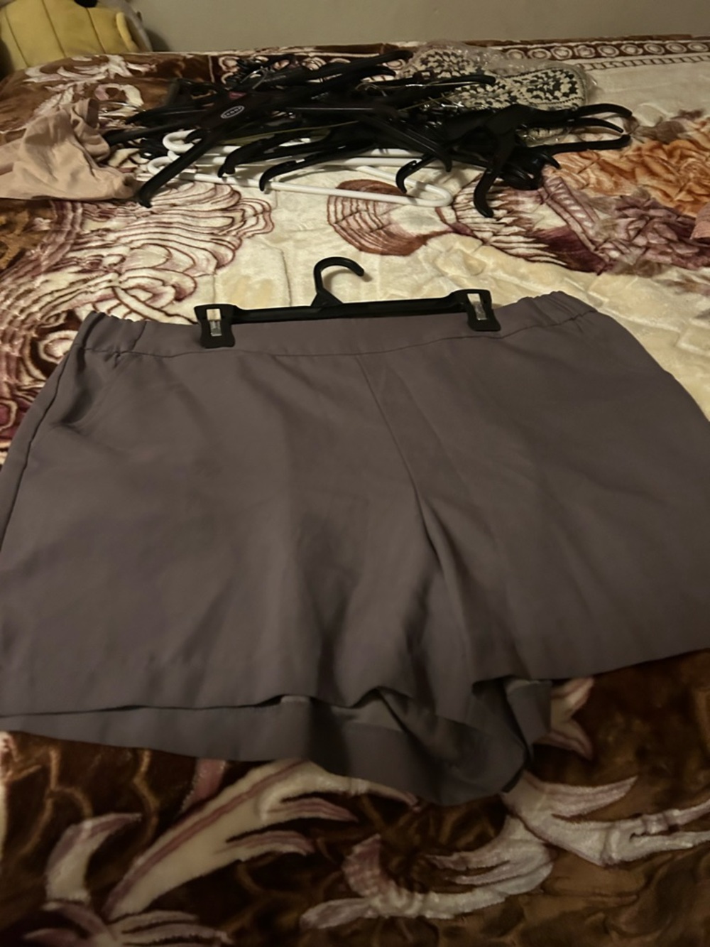 Nine West Taupe Tailored Short-Skort